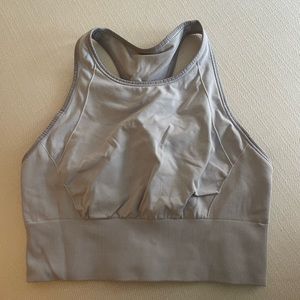 Light purple/grey Lululemon bra top size 6